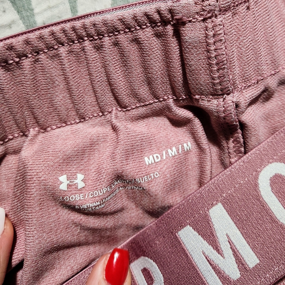 Under Armour Women's Athletic Shorts - Pink - Picture 3 of 4